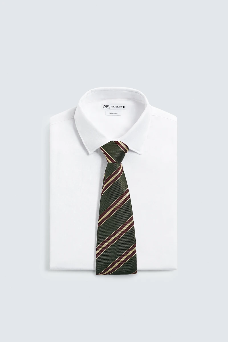 100% SILK STRIPED LIMITED EDITION TIE