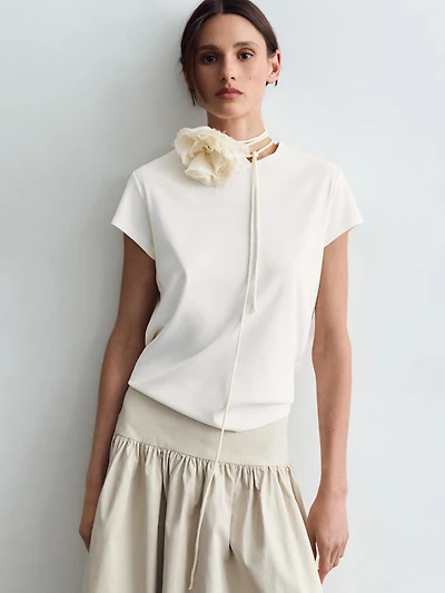 T-shirt à manches courtes 100 % coton