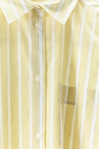 STRIPED PAJAMA SHIRT