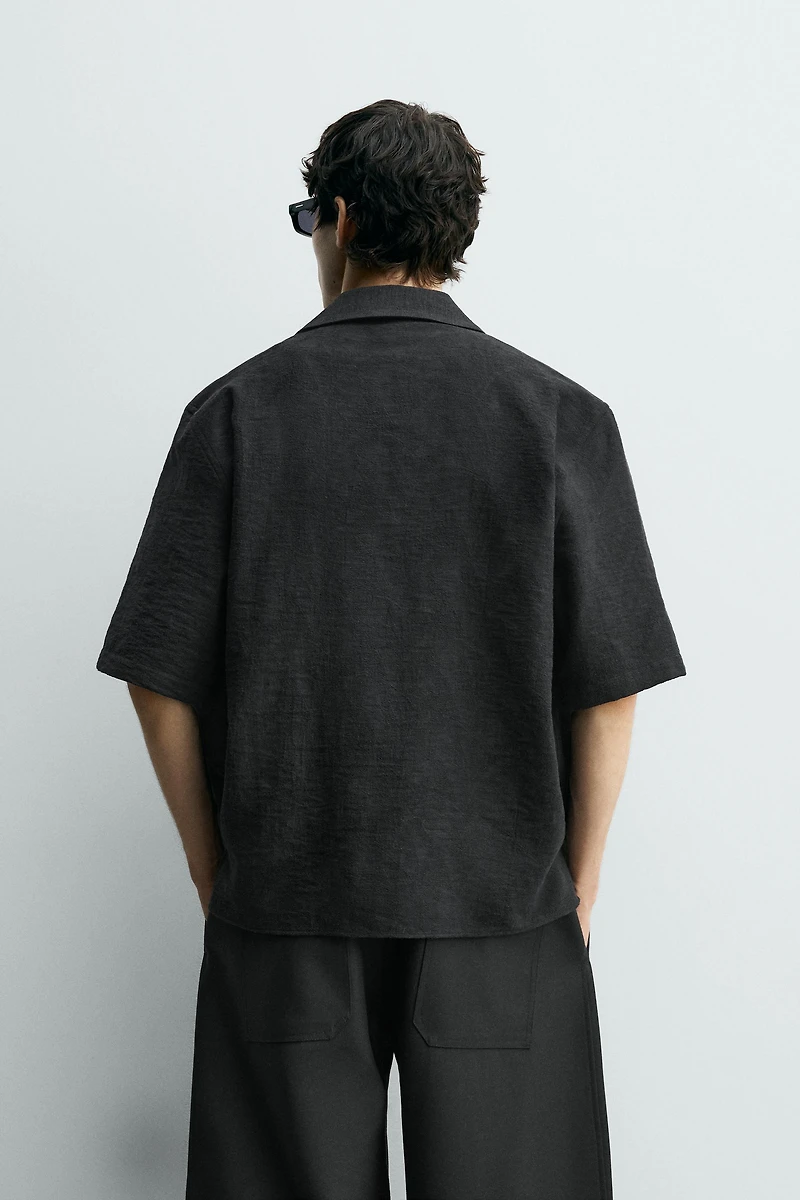 RELAXED FIT JACQUARD SHIRT
