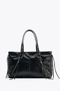 FRINGED TOTE BAG
