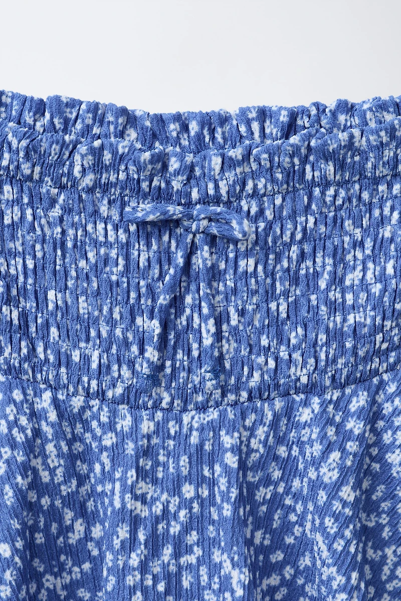JUPE-SHORT FLEURS CAPE