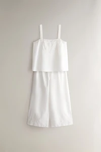 PANTALON COTON BRODÉ