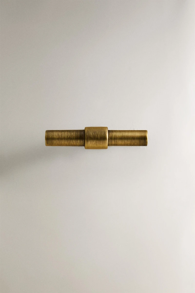 SET OF GOLD METALLIC KNOBS (SET OF 2