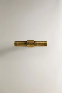 SET OF GOLD METALLIC KNOBS (SET OF 2
