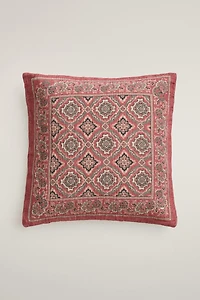 FLORAL THROW PILLOW COVER