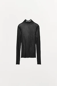 COTTON JERSEY TOP