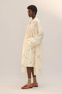 LIMITED EDITION PRINTED SILK FROCK COAT