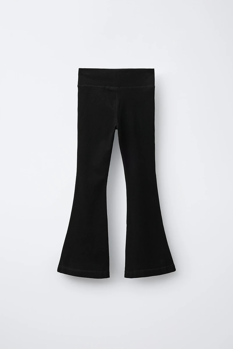 FLARE TEXT LEGGINGS