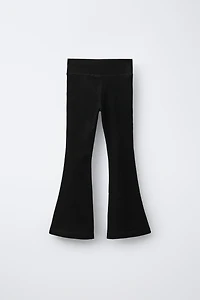 FLARE TEXT LEGGINGS
