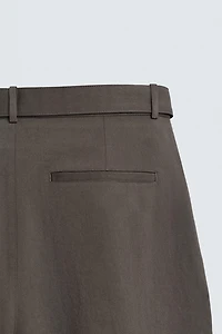 PANTALON COUPE LARGE AVEC CEINTURE