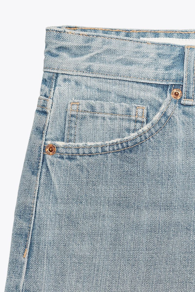 BERMUDA EN JEAN TRF TAILLE MOYENNE