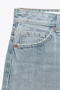 BERMUDA EN JEAN TRF TAILLE MOYENNE