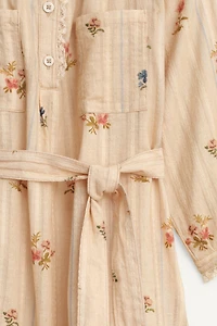 LIMITED EDITION FLORAL PRINT SHIRT DRESS