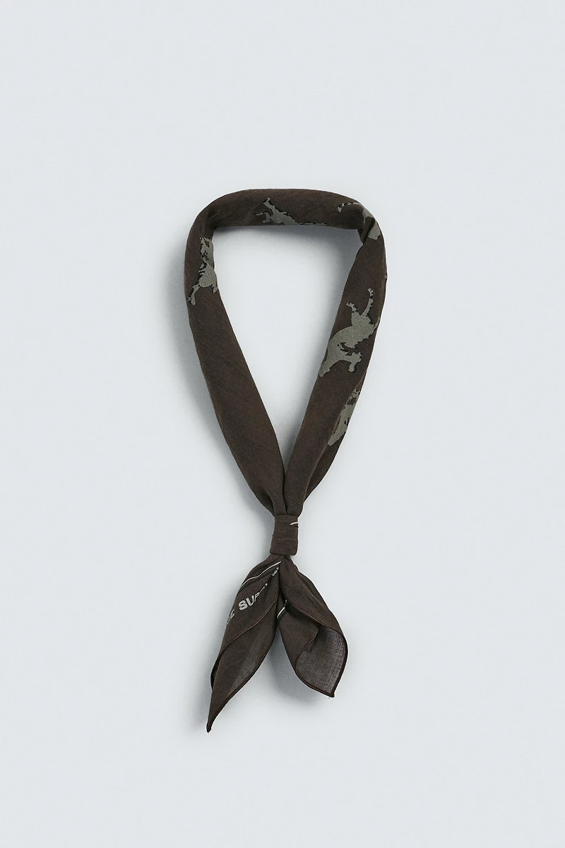 HORSE PRINT BANDANA