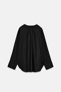 OVERSIZED POPLIN SHIRT