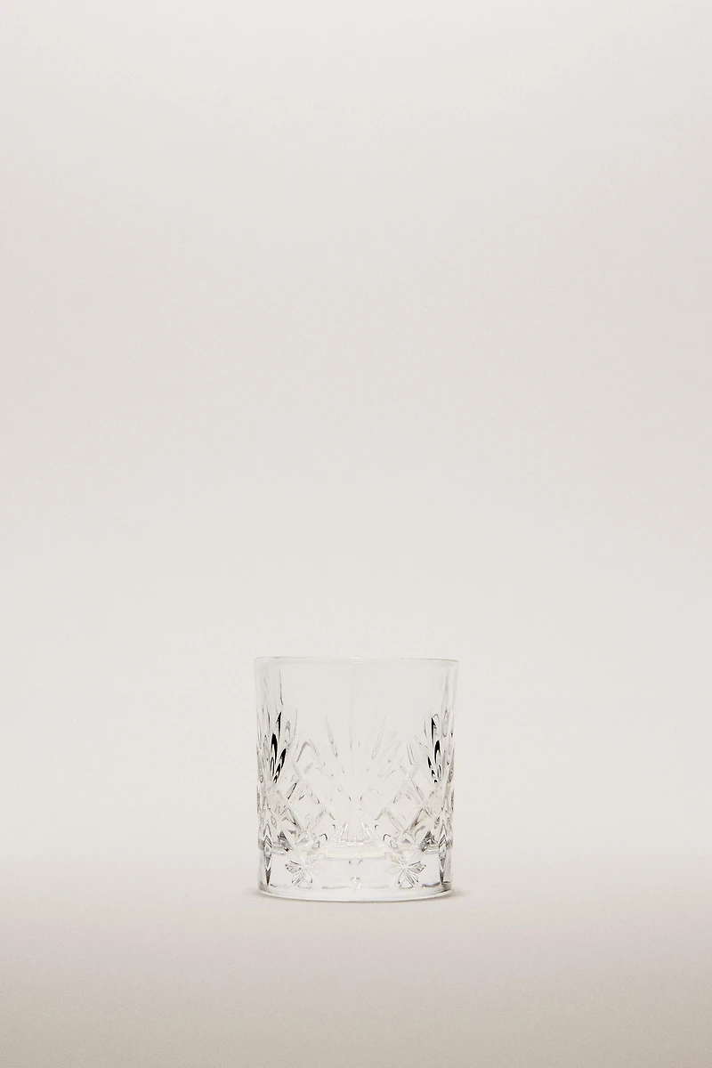 ENGRAVED CRYSTALLINE SHOT GLASS
