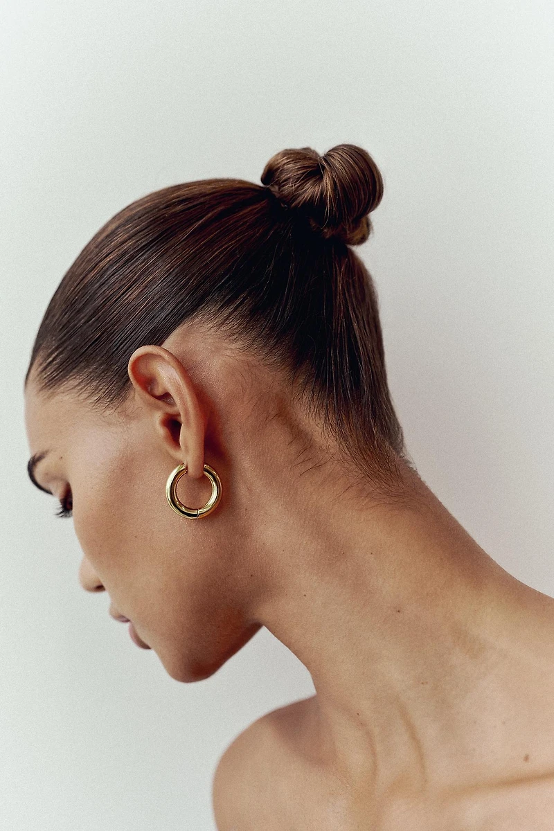 WATERPROOF HOOP EARRINGS