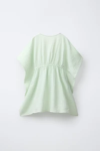 HIBISCUS BEADED CAFTAN