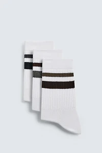 STRIPED SOCKS 3-PACK