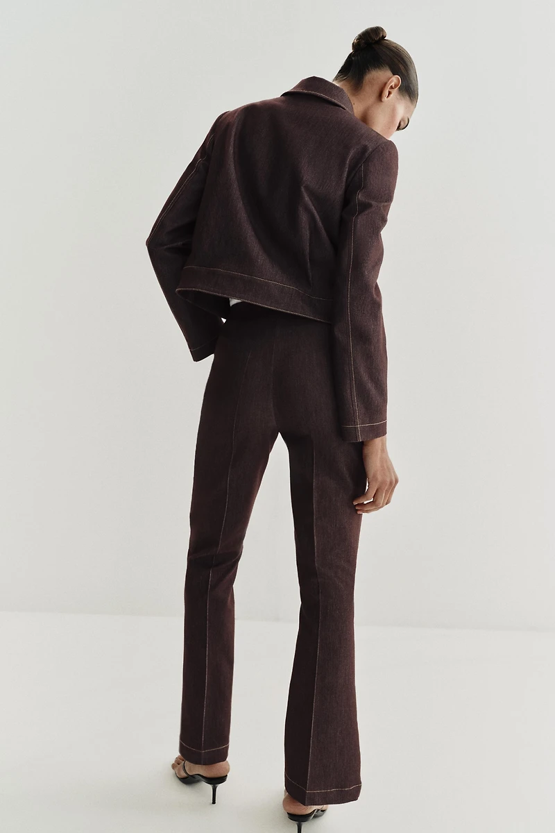 SHORT JACKET WITH FLAP POCKETS