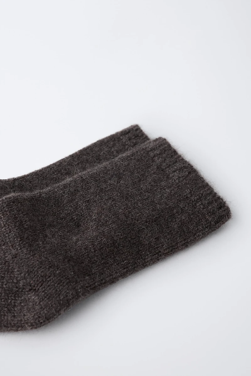 100% CASHMERE KNIT SOCKS