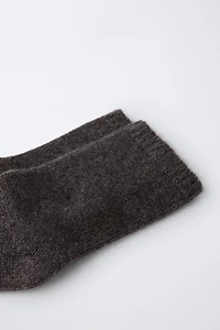 100% CASHMERE KNIT SOCKS