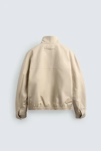 CONTRAST COLLAR JACKET