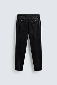 CORDUROY SUIT PANTS