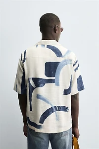 ABSTRACT PRINT SHIRT