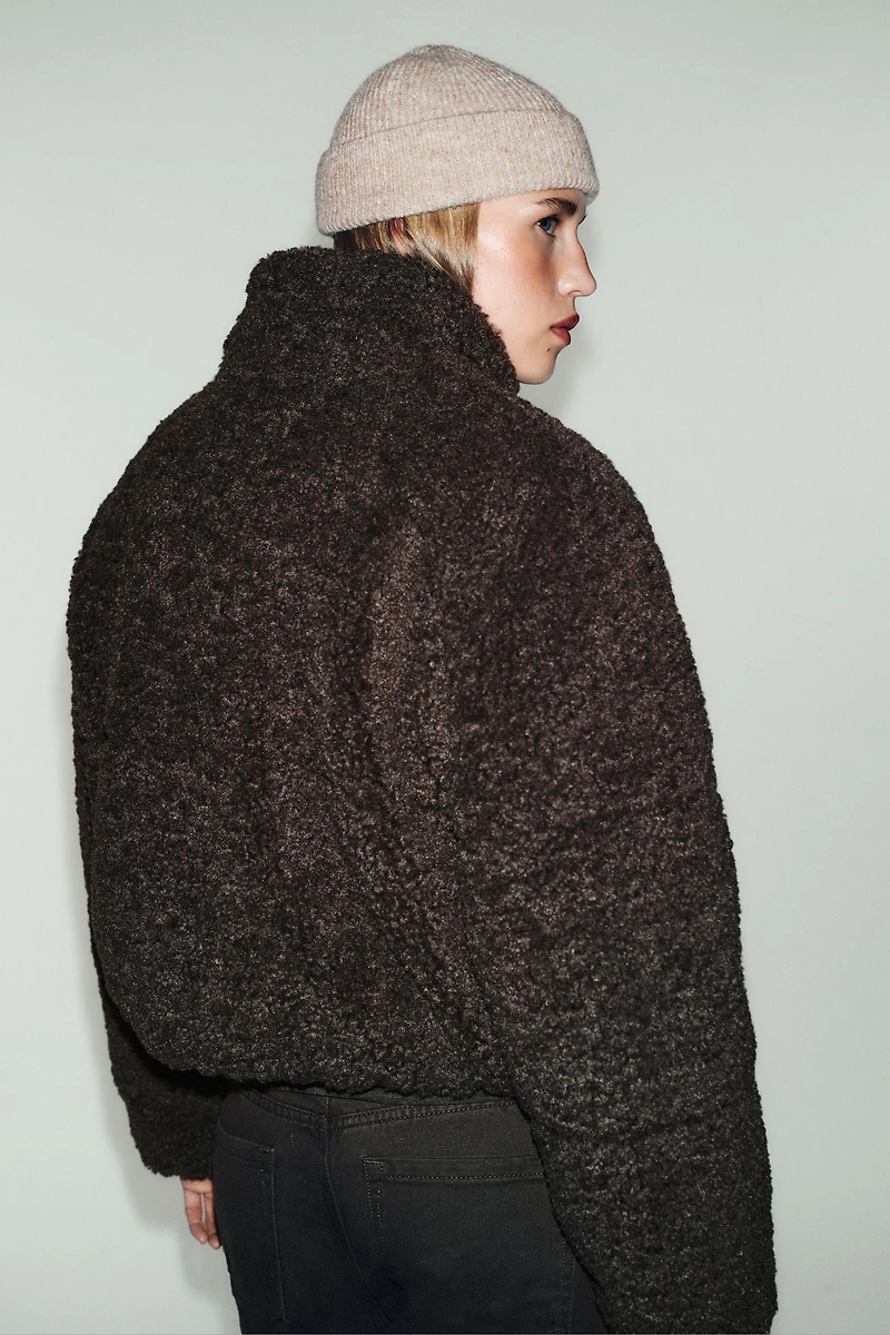 FLEECE ANORAK WITH THERMAL INSULATION