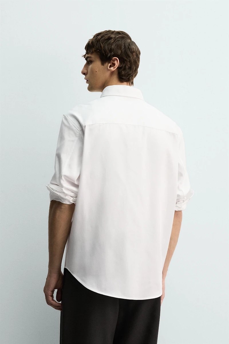 REGULAR FIT TEXTURED SHIRT