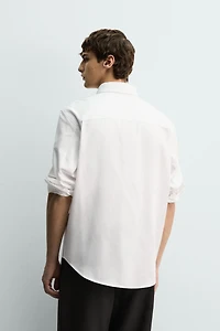 REGULAR FIT TEXTURED SHIRT