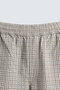 SHORT À CARREAUX TEXTUR