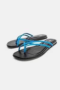 LEATHER STRAP SANDALS