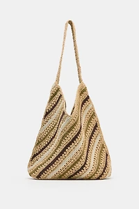 COLOR WOVEN BODY BAG