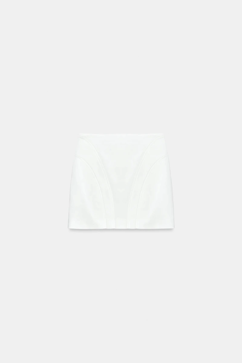 SATIN MINI SKIRT