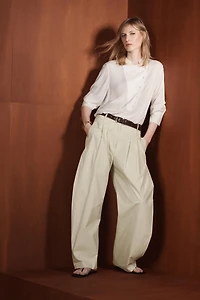 FLOWY BIB ZW COLLECTION SHIRT