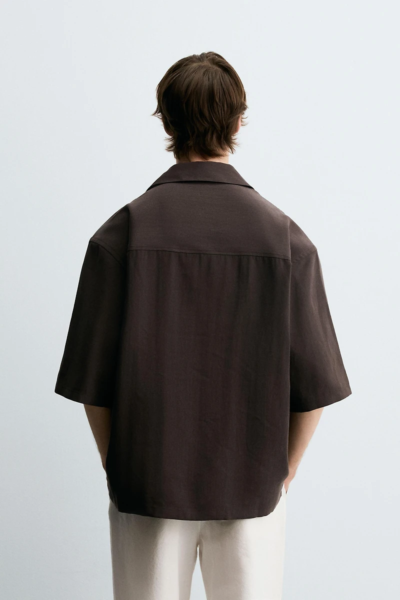 RELAXED FIT FLOWY SHIRT