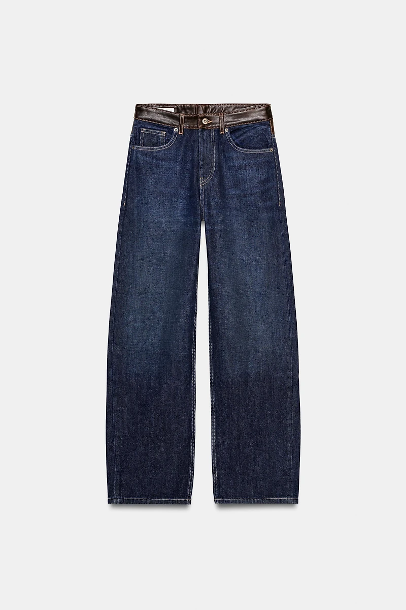 TRF HIGH WAIST STRAIGHT JEANS