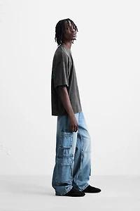 WASHED TEXT T-SHIRT