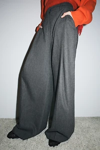 ZW COLLECTION WIDE LEG PLEATED PANTS