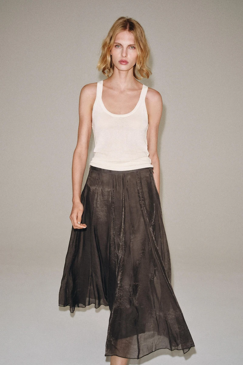 FLOWY COMBINATION SKIRT ZW COLLECTION