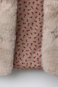 FAUX FUR VEST