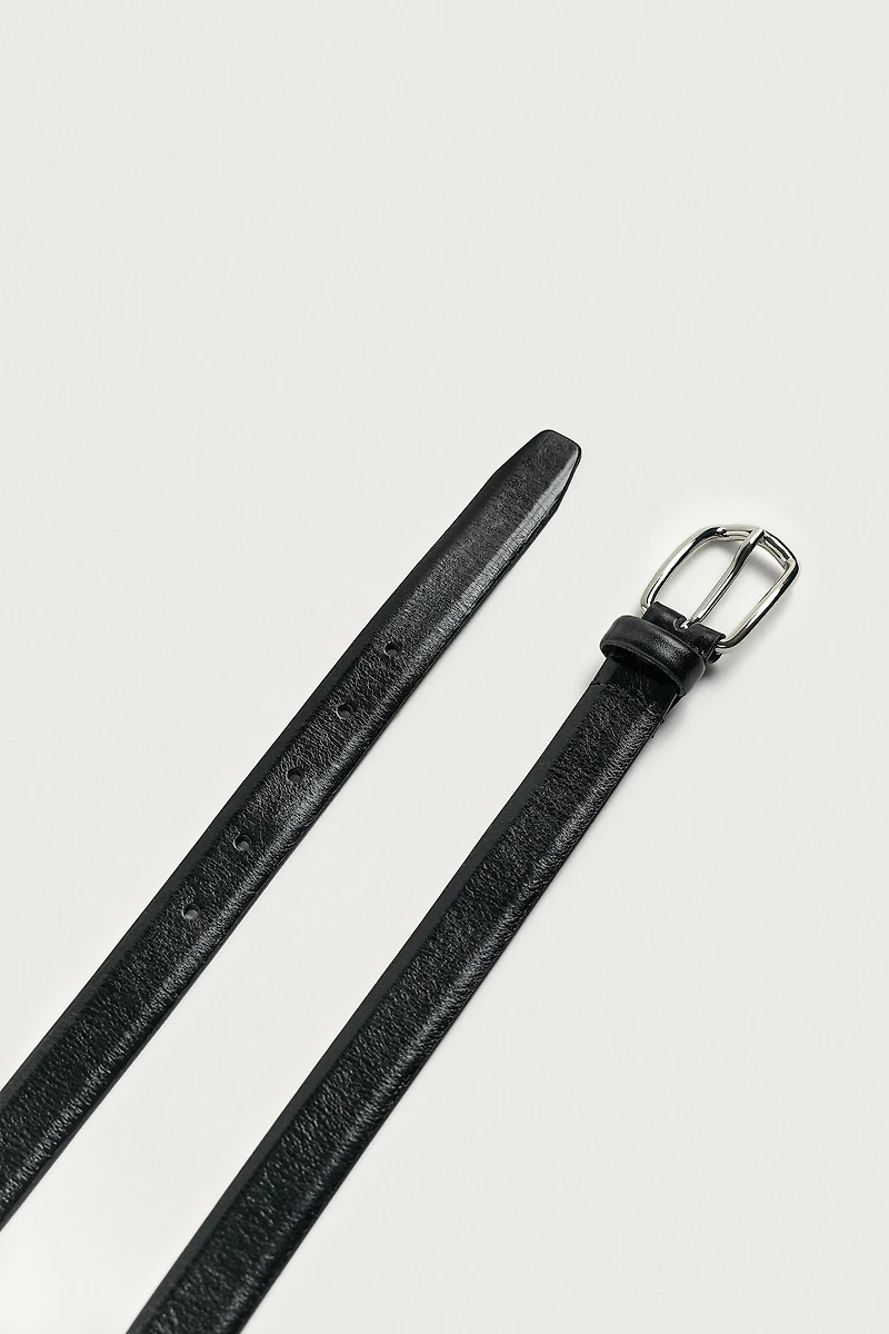 LEATHER BELT AARON LEVINE X ZARA