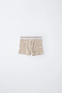 6-14 ANS/ LOT DE CINQ BOXERS À DAMIER