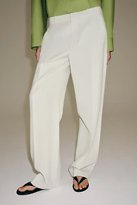 ZW COLLECTION LINEN BLEND PANTS
