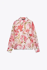 CHEMISE À IMPRIMÉ FLORAL