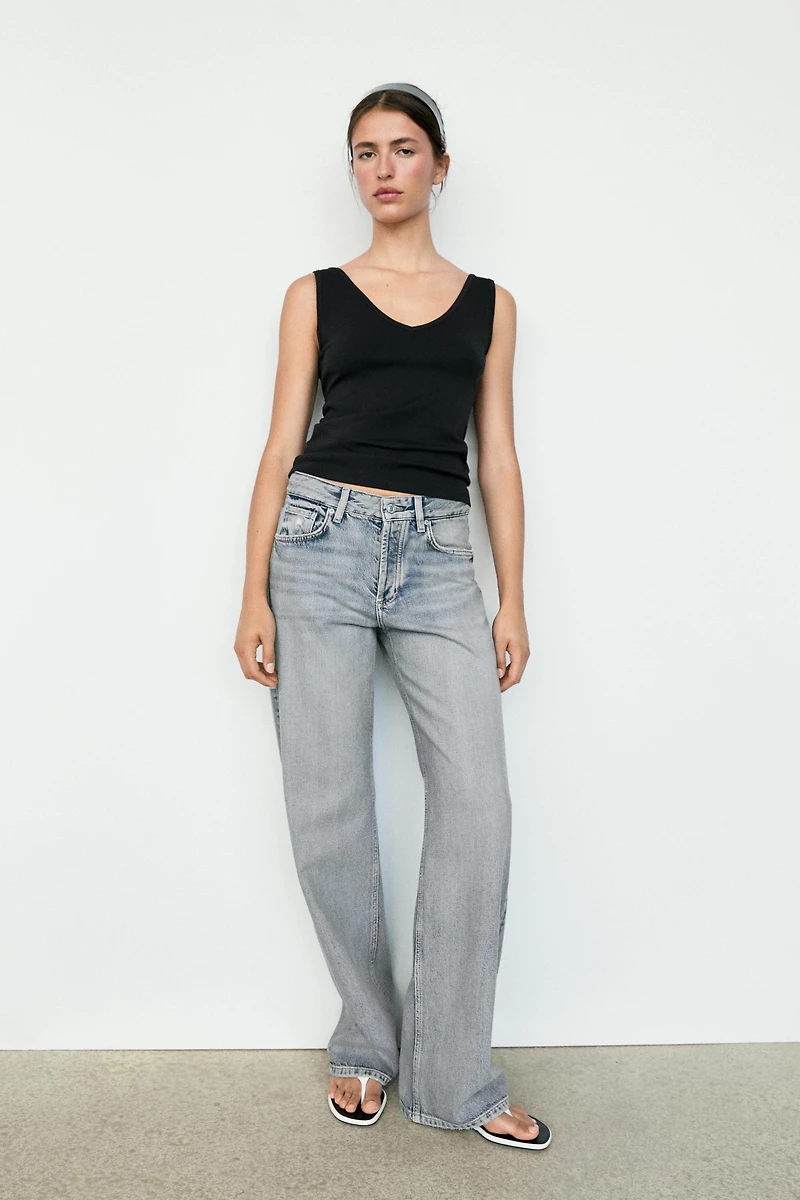 Cotton blend tank top
