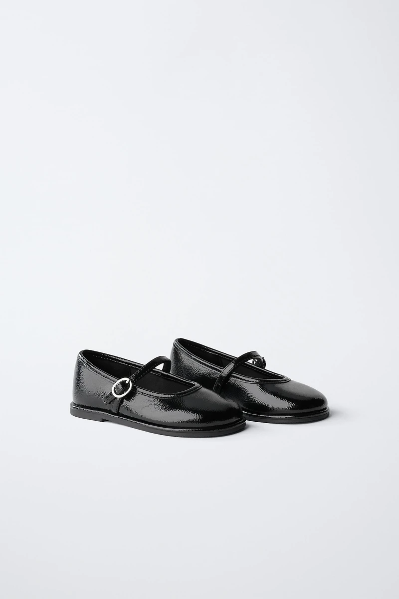 PATENT BALLET FLATS